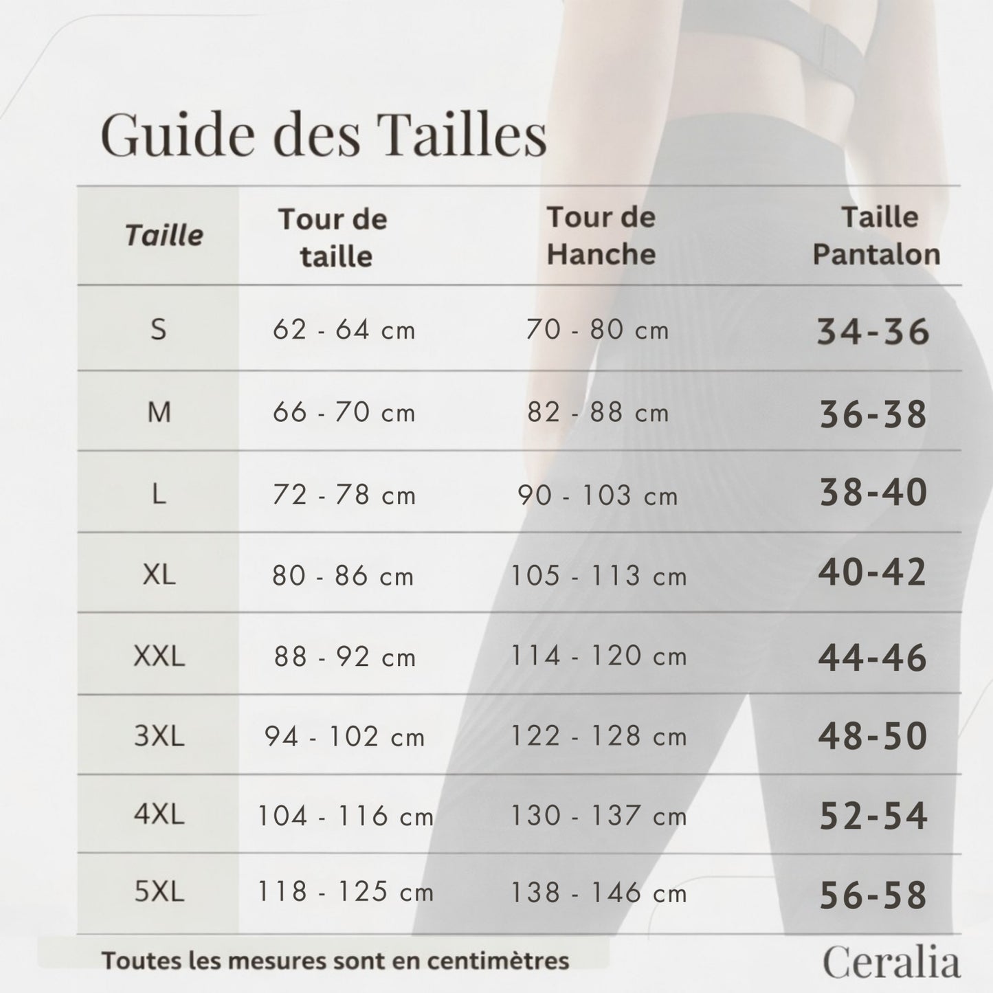 Leggings 3D Ceralia® — Lisse et Sculpte