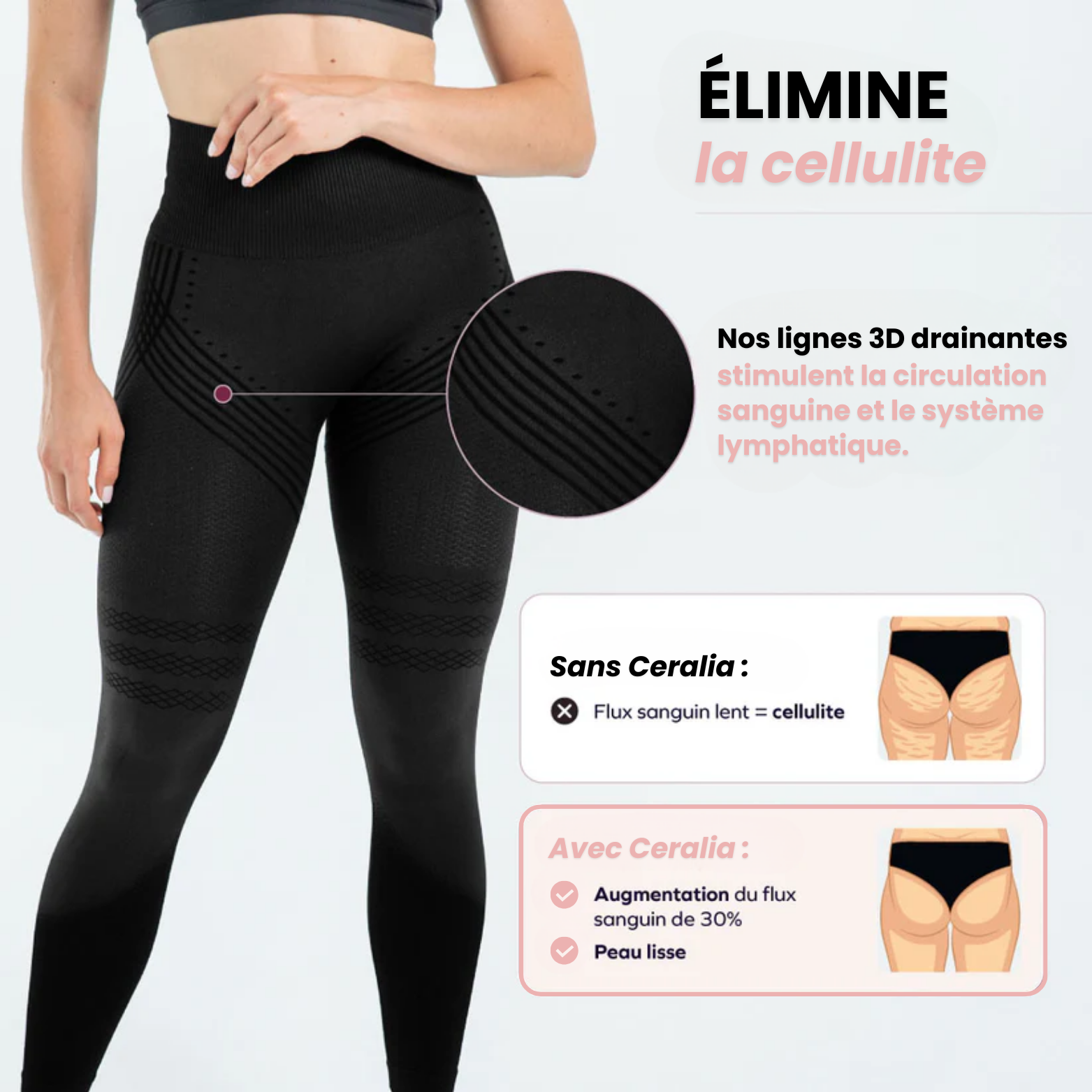 Leggings 3D Ceralia® — Lisse et Sculpte