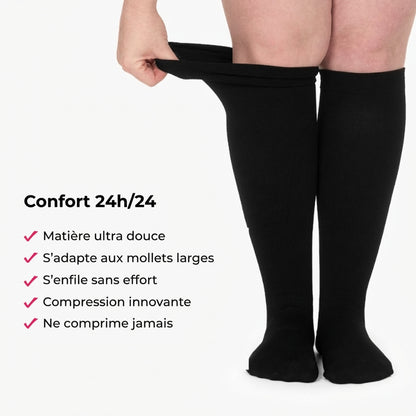 Chaussettes de compression Haute